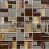 Ink Art Style Crystal Glass Mosaic Tile for Wall Decoration BDS-137