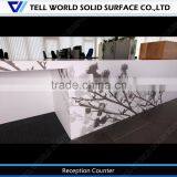 Long Straight Stand Desk/reception Counter Pictures/great Size Reception Desk thumbnail-3