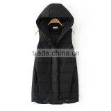 Woman Clothing Contemporary Hooded Jacket Cotton Vest thumbnail-3