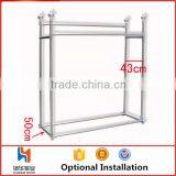 Huohua 2016 Hot Selling Double Pole Customize Rotating Clothes Rack thumbnail-4