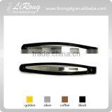 80mm Korean Plated Hair Clip With Black Epoxy thumbnail-1