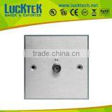Faceplate Wallplate Audio Video Data Metal Material