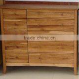Oak Wood Natural Drawer Chest for Bedroom Furniture thumbnail-1
