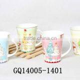 Christmas Promotional Gift Bone China Tea Cup 345ml High Quality for Korean thumbnail-6