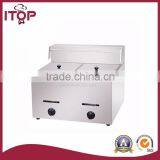 Double Tank Commercial Dry Fryer