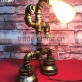 Industrial Style Pipe Lights Steampunk Pipe Table Lamp Edison Lamp Robot thumbnail-3