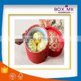 Custom Wholesale Hot Sale New Design Luxury Round Red Wedding Packaging Box thumbnail-6