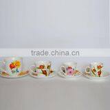 Ceramic Mug and Saucer for Coffee or Tea thumbnail-3
