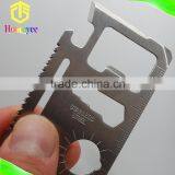 Stainless Steel 11 in 1 Pocket Survival Knife Credit Card thumbnail-6