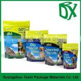 New Products 2016 Customized Printed Clear Window BOPP Plastic Stand up Pouch With Zipper for Dog Food Packaging thumbnail-2