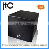 Professional dual 18" subwoofer speaker box for sound system