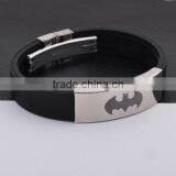 Fashion New Silicone Bracelets With Metal Clip