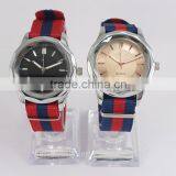 2015 Fashion nylon Changeable Band Watch with Best Men Wrist Watch Low Price