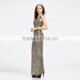 Exquisite Black With Machine Embroidery Sequin Big Size Women Fishtail Dress Evening Dresses Long Best Lady Gown thumbnail-4