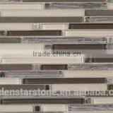 Natural Stone Mosaic and Crystal Glass Mosaic Tile (crystal Glass ) thumbnail-3