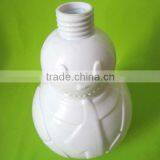 PVC White Shampoo Lotion Plastic Cartoon Bottle With Christmas Design