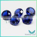 Free Sample Round Brilliant Cut Loose 114# Blue Wholesale Nano Rough Synthetic Spinel thumbnail-4