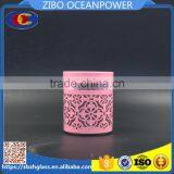 Pink Cutout Coat Screw Lid Glass Canister thumbnail-1