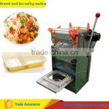 Neweek Table Manual Press Vacuum Plastic Case Meat Lunch Box Sealing Machine