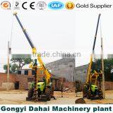 Pole Hole Digging Machine With Crande and Bulldozer thumbnail-2