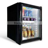 GRT - XC38 - 1 38L Hot Sale Glass Door Mini Refrigerator thumbnail-1