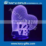 Acrylic Table Light Colorful 3D LED Lamp thumbnail-4
