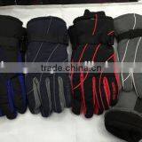 2015 Fashion Useful Leather Ski Gloves