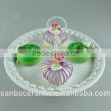 Colored Mini Cake Stand in High Fashion and Quality, Metal White Cake Stand thumbnail-2