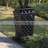 Arlau Outdoor Park Metal Waste Bin thumbnail-3