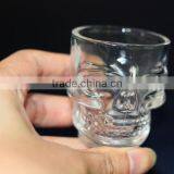 50ml Mini Clear Skull Glass Cup for Strong Whisky thumbnail-6