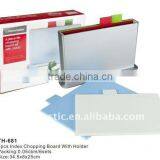 100% BPA Free 4pcs Index Chopping Board/Cutting Board Set thumbnail-5