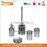 6pcs Purple Plastic Bathroom Set thumbnail-6