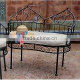 Wrought Iron Double Seat Bench thumbnail-1