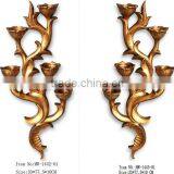 MW-1442-01 Antique Hanging Wall Art Decor With Candle Holder thumbnail-3