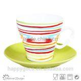 High Quality Dot Decal New Bone China Cup and Saucer thumbnail-4