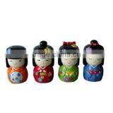 Ceramic Japanese Doll Money Bank thumbnail-1