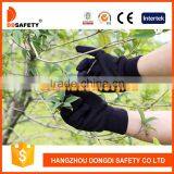 DDSAFETY 2017 Working Safety Glove Brown Jersey Straight Thumb Knit Wrist Working Gloves thumbnail-2