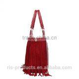 Ladies Long Tassel Shoulder Bag Classical Handbag Women's Shopping Bag thumbnail-4