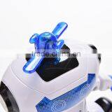 Dongguan ICTI Plastic Electric 360 Degree Rotation Dancing Robot / Lighting Robot / Moving Robot With Light and Music thumbnail-6