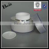 New Products 30g 50g Eye Shape White Acrylic Cream Jar High Grade Cosmetic Plastic Jar Cost Price Wholesale thumbnail-2