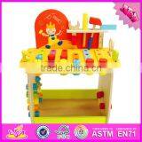 2016 New Design Cartoon Children Wooden Diy Workbench W03D077 thumbnail-6