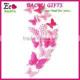 3D Blue And White Porcelain Series Butterflies Wall Stickers Home Living Room Decoration thumbnail-2