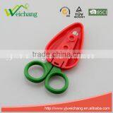 WCSC210 Premium Novelty Wholesale Soft Handle Colorful School Children Plastic Scissors With Funny Carrot Shape Cover thumbnail-4
