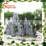 Chinese Fiberglass Outdoor Fountains and Glass Waterfalls With Pumps Artificial Decorative Small Garden Water thumbnail-2