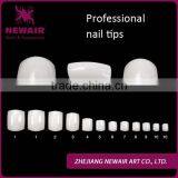 NEWAIR 500 Pcs/Box Professional Natural Acrylic Oval Design Fake Nail Tips thumbnail-5
