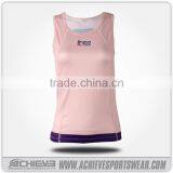 Lastest Ladies 100% Polyester Fashion Design Breathable Sport Yoga Running Vest thumbnail-1