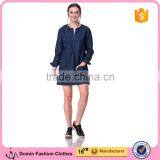 Guangzhou Domin Factory New Design Fashion Ladies Denim Dress thumbnail-1