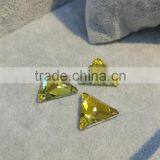 Triangel Shape Flat Back Sew on Crystal Stones Glass Loose Beads for Jewelry Making thumbnail-1
