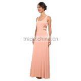 Latest Designs Knee Length Dresses Silk Evening Wedding Gown Dress thumbnail-3