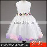 MGOO 2016 New Arrival New Year Girls Birthday Dresses Infant Tutu Petal Flowers Winter Dresses MGG006 thumbnail-1
